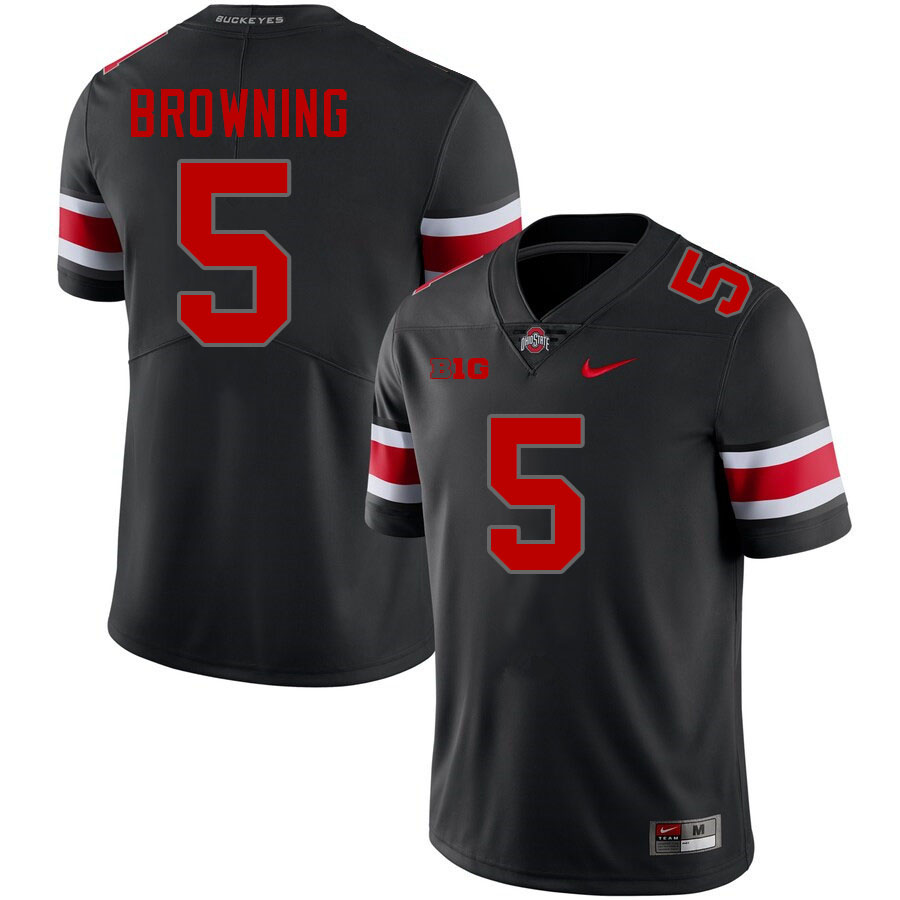 Baron Browning Ohio State Buckeyes Jersey College Football Uniforms-Blackout